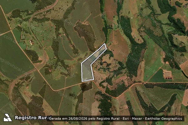 Imagem de satélite de Fazenda Baú do Rio Preto - PARTE 1 em Rio Verde - GO