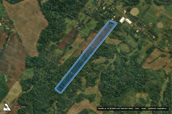 Imagem de satélite de Lote Colonial Nº 87 - C em Mondaí - SC
