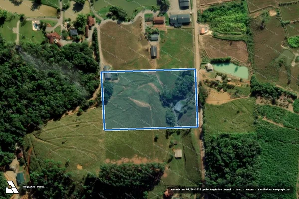 Imagem de satélite de HARAS SÃO JORGE - Parcela 1 em Guaramirim - SC