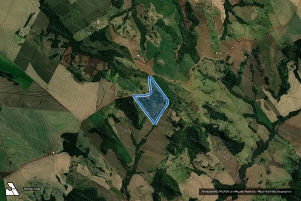 Imagem de satélite de Lote de terras n° 155 - Lote 155 em Marialva - PR