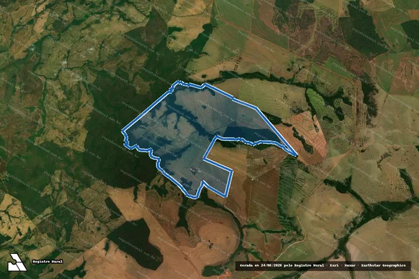 Imagem de satélite de Fazenda Limoeiro - AREA 1 em Ponta Porã - MS