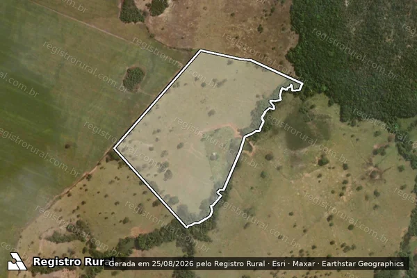 Imagem de satélite de FAZENDA CLAROS, DEN. BARREIROS - Única em Cristalina - GO