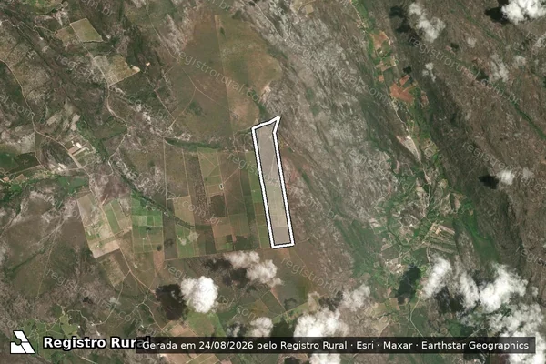 Imagem de satélite de Fazenda Roda Dágua - Parte 1 em Rio de Contas - BA