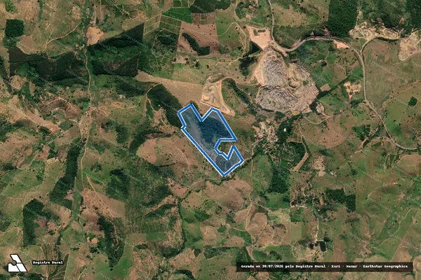 Imagem de satélite de Sítio São Gabriel - Angêlo Paulo Comério em Colatina - ES