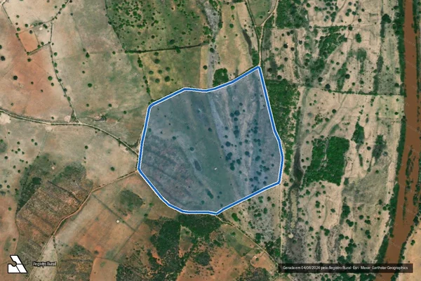 Imagem de satélite de FAZENDA RASPADOR - GLEBA em Tucano - BA