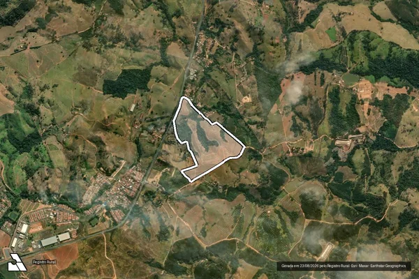 Imagem de satélite de Fazenda Santa Inês - Fazenda Santa Inês em Itapira - SP