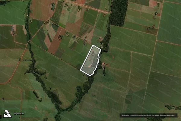 Imagem de satélite de Lote 185 - PA Nossa Senhora Aparecida - Lote 185 em Mariluz - PR