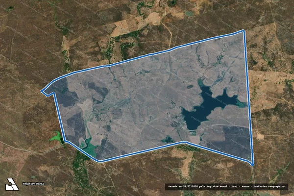 Imagem de satélite de Fazenda Ferros - Parte 1 em Quixeramobim - CE