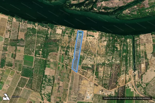 Imagem de satélite de Sítio Nebudar - Gleba ? A / Parte ? 1 em Juazeiro - BA