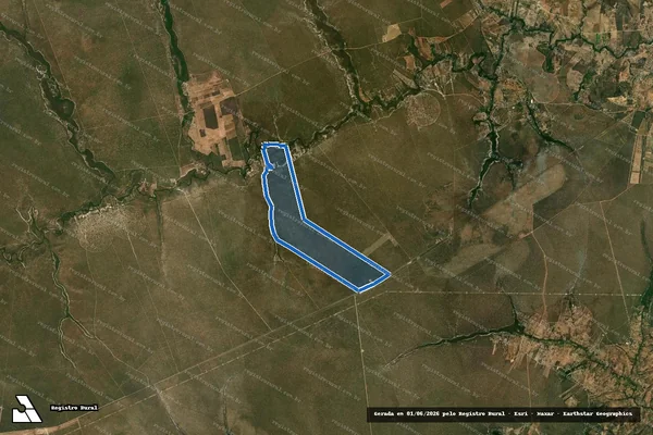 Imagem de satélite de FAZENDA ALEGRE - 001 em Correntina - BA