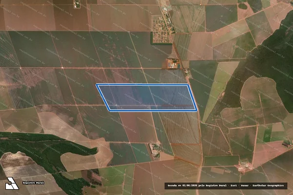 Imagem de satélite de Fazenda Bom Jesus VIII - PARCELA 01 em Campo Novo do Parecis - MT
