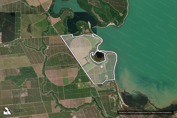 Imagem de satélite de FAZENDA NOVA ESPERANÇA - PARCELA 02 em Linhares - ES