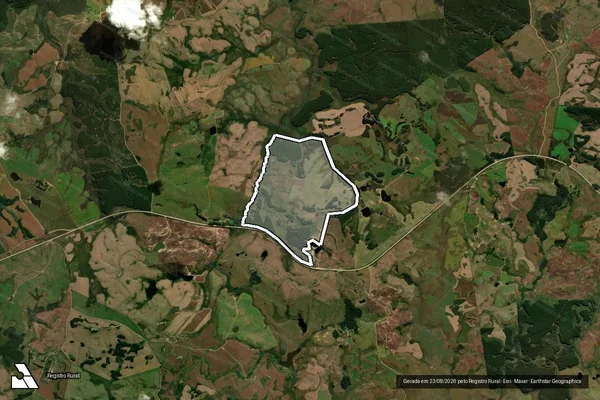 Imagem de satélite de Fazenda Coxilhão - Parte 1 em Palmas - PR