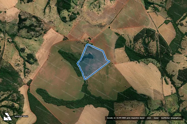 Imagem de satélite de FAZENDA SILVESTRE JOSÉ CARNEIRO - 001 em Ipameri - GO