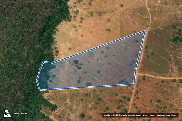 Imagem de satélite de FAZENDA CATONI - GLEBA 5 em Joaquim Felício - MG