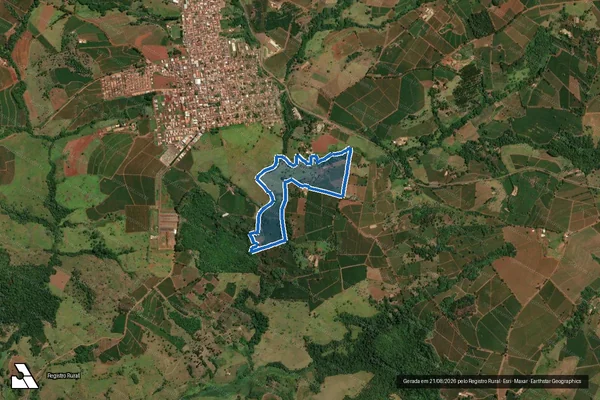 Imagem de satélite de FORTALEZA - Parte 1 em São Tomás de Aquino - MG