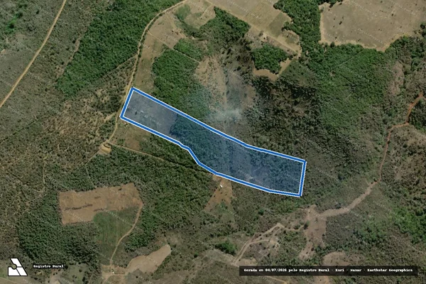 Imagem de satélite de Fazenda São José - GLEBA 07 em Jaguaquara - BA