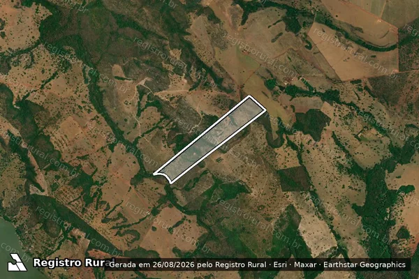 Imagem de satélite de FAZENDA SANTO ANTÔNIO - FAZENDA  SANTO ANTONIO em Iporá - GO