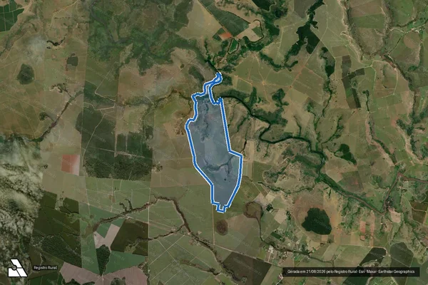 Imagem de satélite de Fazenda Campo Verde - Gleba 02 em Teixeira de Freitas - BA