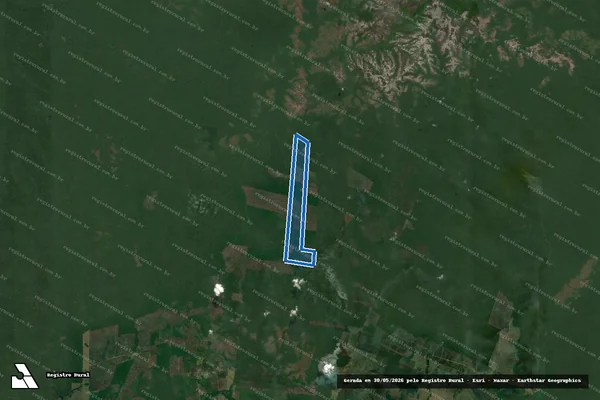 Imagem de satélite de Fazenda Amaral – I