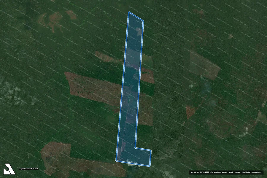 Imagem aérea do item B