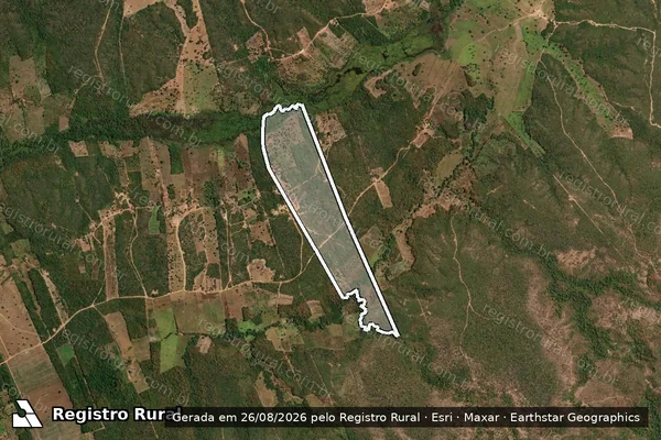 Imagem de satélite de GLEBA ALTO ALEGRE - Parte 2 em São Raimundo das Mangabeiras - MA