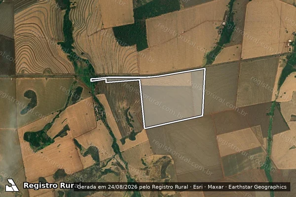 Imagem de satélite de FAZENDA MONTE AZUL I - Gleba 01 em Ituiutaba - MG