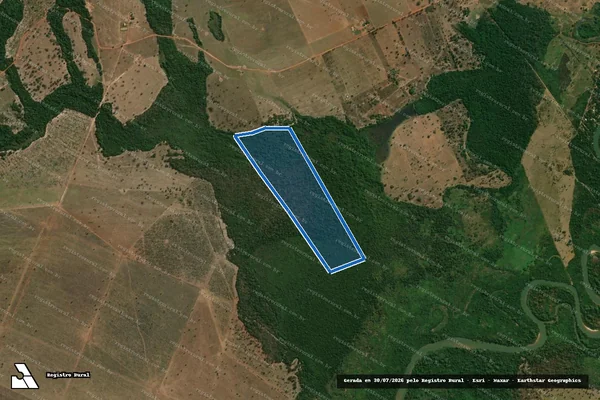 Imagem de satélite de Fazenda Entre Rios/JK - Parcela 1 em Juscimeira - MT