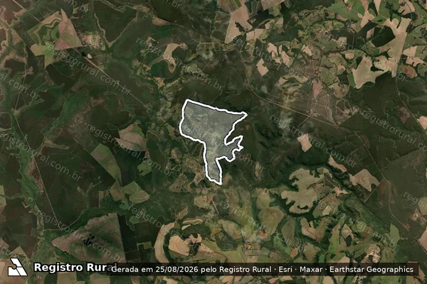 Imagem de satélite de Fazenda Cara Preta - Gleba B em Santa Rita do Passa Quatro - SP