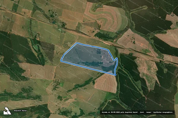 Imagem de satélite de FAZENDA YANASE - FAZ. YANASE em Avaí - SP