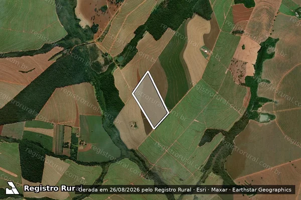 Imagem de satélite de Sítio Alvorada - Parte 2 em Platina - SP