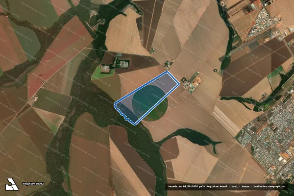 Imagem de satélite de LOTE 82 DO SETOR 02 - LOTE 82 em Lucas do Rio Verde - MT