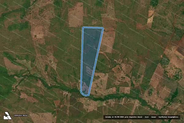 Imagem de satélite de LOTE 34, PA SERRA DO TAQUARUÇU - LOTE 34 em Palmas - TO