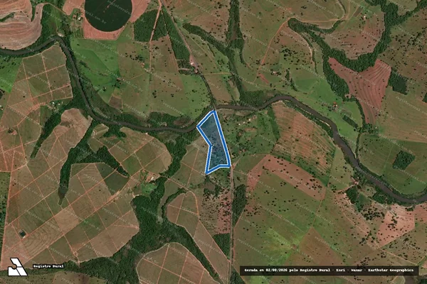 Imagem de satélite de FAZENDA CAN CAN PARTE II / Parte 1 ADENIR em Paranaíba - MS