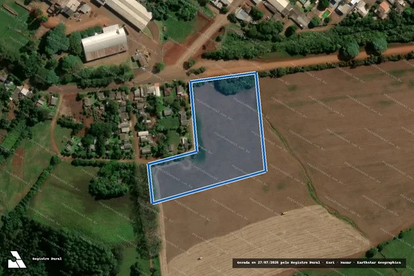 Imagem de satélite de GRANJA DA CASCATA - GLEBA 02 em Bossoroca - RS