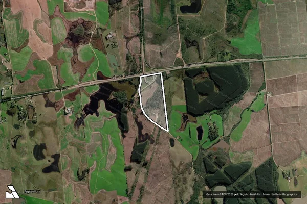 Imagem de satélite de FAZENDA BIANCHINI ELDORADO em Guaíba - RS