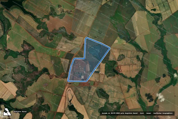 Imagem de satélite de FAZENDA CANADÁ I - PARCELA 01 em Edéia - GO