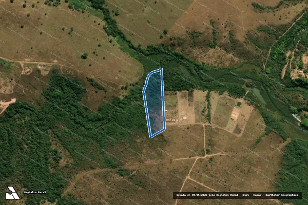 Imagem de satélite de Fazenda Anicuns - GLEBA 02 em Abadiânia - GO