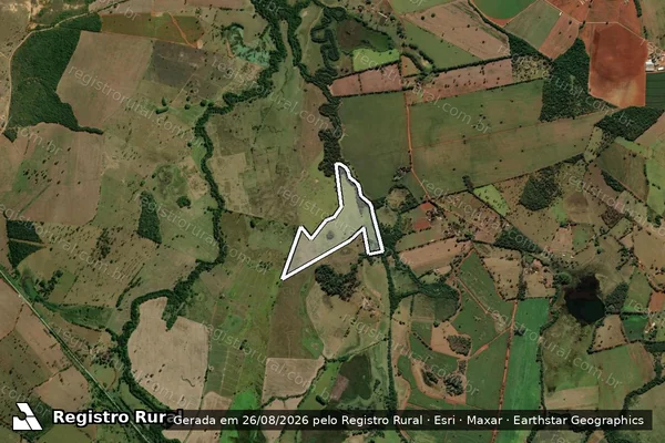 Imagem de satélite de ÁREA A-1 Fazenda São Miguel - 001 em Arcos - MG