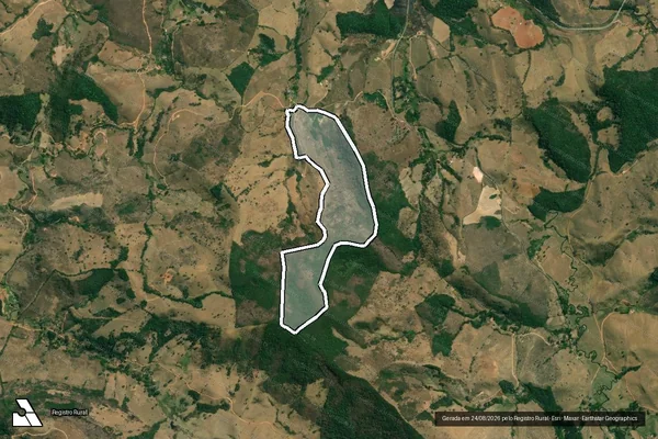 Imagem de satélite de BOA VISTA DA CAPEADA - GLEBA-03 em Carvalhos - MG