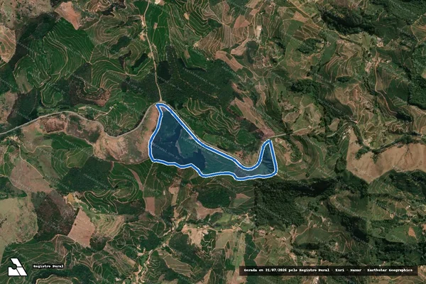 Imagem de satélite de Fazenda Bela Aurora - PARTE 1 em Reduto - MG