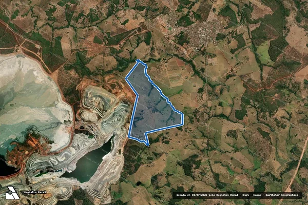 Imagem de satélite de FAZENDA BARREIRÃO II - Parte 1 em Alto Horizonte - GO
