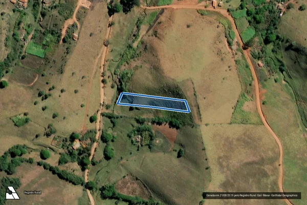Imagem de satélite de SITIO MOREIRA  - Parte 1 em Santa Rita de Ibitipoca - MG