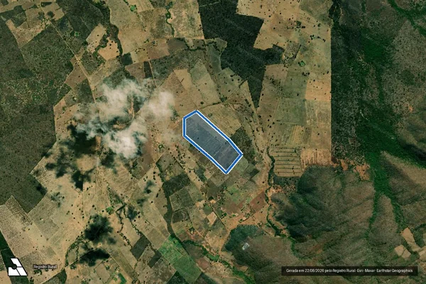 Imagem de satélite de FAZENDA BELA VISTA - Parcela 1 em Cotegipe - BA
