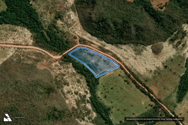 Imagem de satélite de Fazenda Serra Negra / Gleba 1_LOTE 01 - Parte 1 em Corguinho - MS