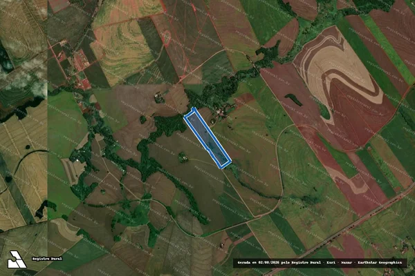 Imagem de satélite de Lote nº 448-A - Lote nº 448-A em Paiçandu - PR