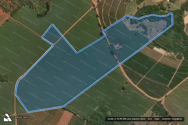 Imagem de satélite de FAZENDA MACAUBAS DE BAIXO - Parte 1 em Patrocínio - MG