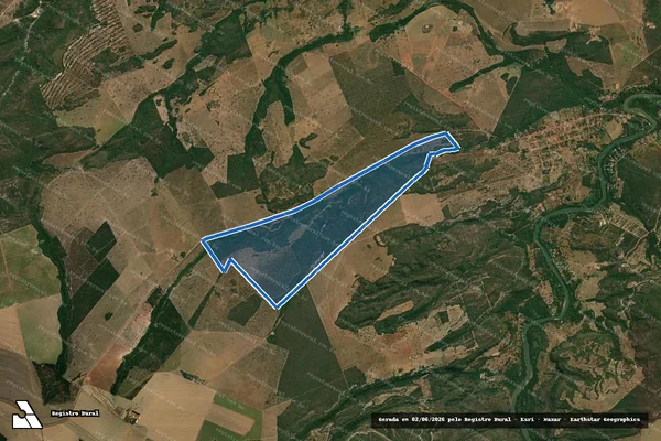 Imagem de satélite de FAZENDA CASA DE PEDRA - MAT.2777 em Juscimeira - MT