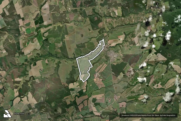Imagem de satélite de Fazenda Nossa Senhora Da Penha em Conceição da Barra - ES