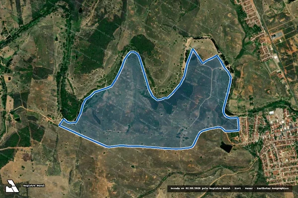 Imagem de satélite de Fazenda Santa Luzia - PARCELA 02 em Mulungu - PB